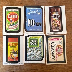 Topps Vintage Parody Trading Cards - Multicolor